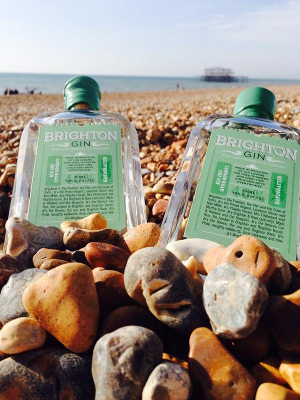 Il Brighton Gin, sulla spiaggia di Brighton