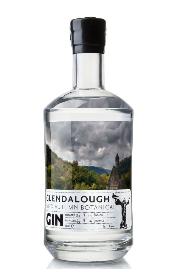 La bottiglia del gin autunnale di Glendalough, The Wild Autumn Botanical