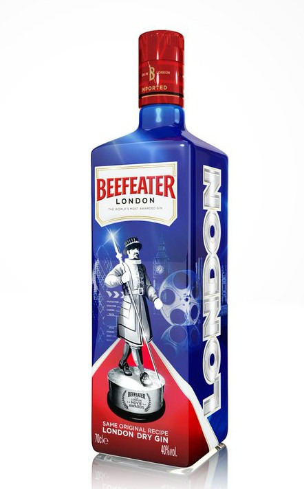 La bottiglia di Beefeater ispirata ai film londinesi
