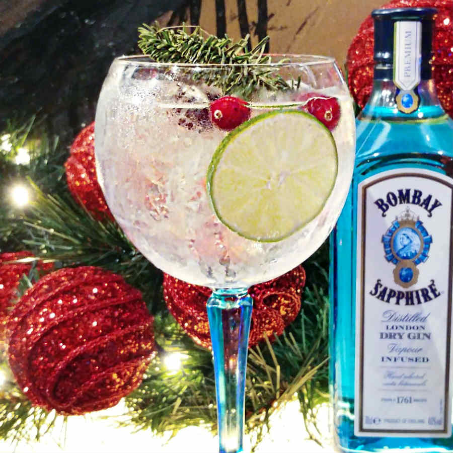 Bombay Sapphire's Christmas Gin Tonic