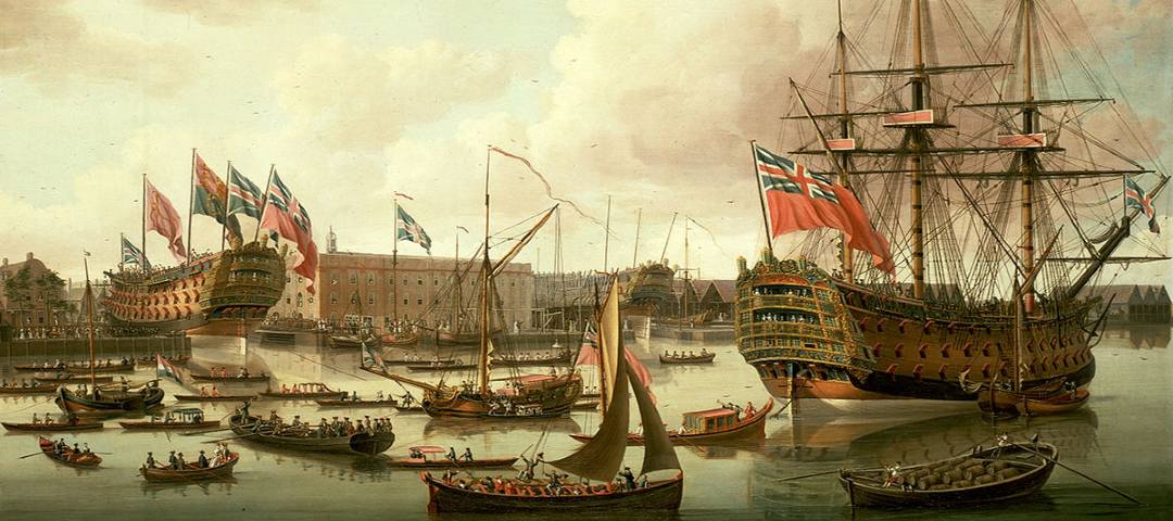 John_Cleveley_the_Elder_The_Royal_George_at_Deptford_Showing_the_Launch_of_The_Cambridge_(1757)